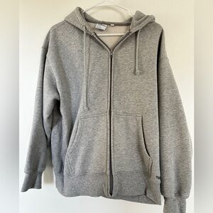 Aritzia TNA cozy fleece boyfriend hoodie